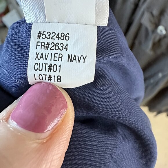 NWOT A New Day Pleated Lined A-Line Full Skirt in Xavier Navy Blue Size Small - Picture 5 of 8